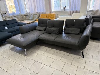Sedací souprava rohová - kožená NEPOUŽITÁ - 2