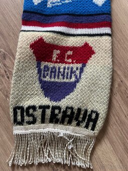 Zberateľský šál FC Baník Ostrava – historický originál - 2