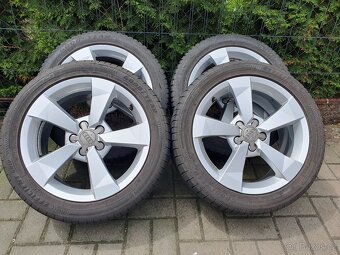 Alu kola audi 5x100 r16 7j et34 pneu 215/45/16 - 2
