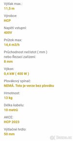 Kalové čerpadlo HCP Al 05N - 2