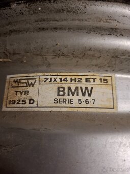 Prodám dobová kola Bmw série 5-6-7 - 2