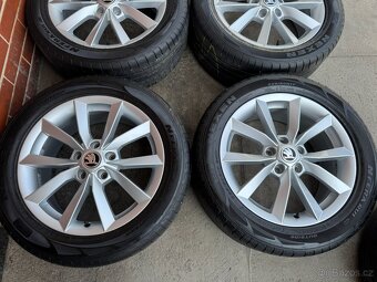 Alu 17" 5x112, škoda " SCUDO " letní 70% YETI, O3 - 2