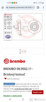Nové Brzdové kotouče BREMBO - 2