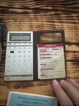 Retro kalkulačka Casio ML-90 – melodie, hodiny - 2