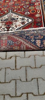 Starý vlněný koberec 190 cm x 130 cm - 2