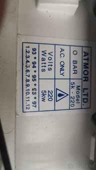 Prodám průtokový ohřívač TUV, 230V - 2