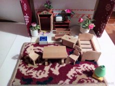 Nábytek pro panenky Obývák, Ložnice - 2