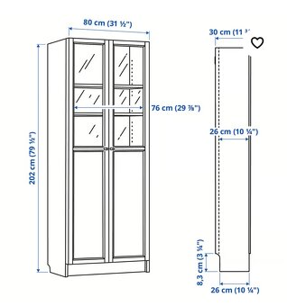 Policové díly a knihovna a pracovní či herní stoly - 2