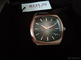 Hodinky REPLAY nenošené,na baterku - 2