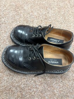 boty STEADY´S - 3 dírkové - Black - GLÁDY - 2