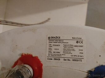 Zánovní bojler Dražice 10 l - 2