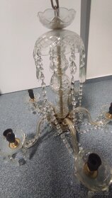 Křišťálový lustr - 5 ramen - 2