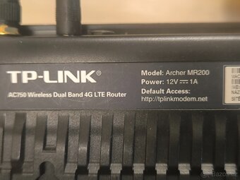 4G(LTE) modem TP-Link Archer MR200 - O2 - záruka - 2
