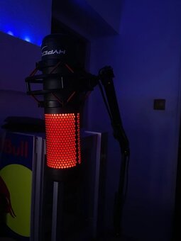 Herní mikrofon HyperX QuadCast + Polohovací rameno - 2