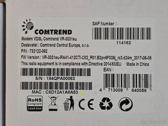 VDSL modem/router Comtrend VR-3031eu - 2