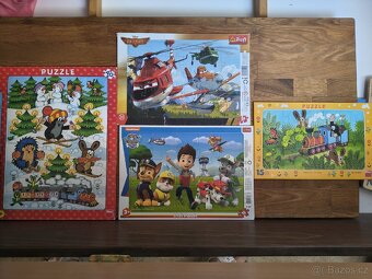 Hračky dětské - tablety mobil, rybičky, puzzle, počítač. - 2
