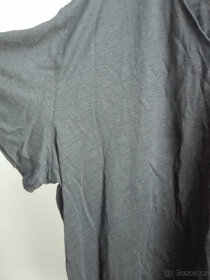 Široké lněné triko H&M+, nové, vel. XL a víc - 2