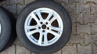 Alu kola 6,5x15 ET38 + letní pneu 195/65-15´´ - 2