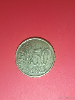 50 EURO CENT ITÁLIE 2002 - 2