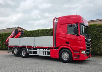 Scania R500 6x2 - valník s hydraulickou rukou - 2