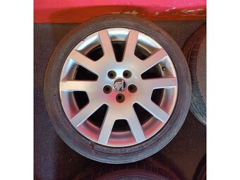 ALU disky Škoda 5x100 R16 s letními pneu 205/45 R16 - 2