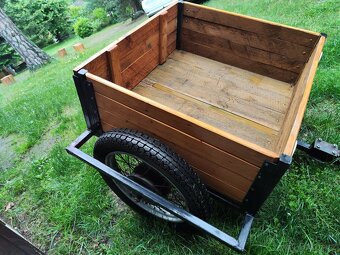 Vozík dvoukolák za motorku, čtyřkolku - kola Jawa - 2