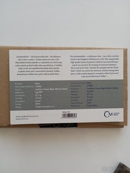 4x 1 Oz stříbra - Jáchymovský tolar 2021 + 2022 číslovaný - 2