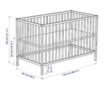 dětská postýlka SNIGLAR IKEA - 2