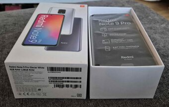 Xiaomi Redmi Note 9 Pro Glacier White - 64GB RAM 128 GB ROM - 2