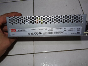 Zdroj Mean Well AD-155c průmyslový napájecí 48-58V 48V 2.7A - 2