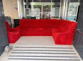 Rozkládací sedačka s úl. prostorem +křeslo KOMPLET - 2