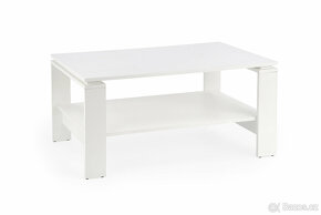 Nový konferenční stolek Andrea bílý 110x60cm, výška 52cm - 2