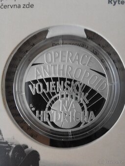 Stříbrná medaile Jozef Gabčík a Jan Kubiš proof - 2