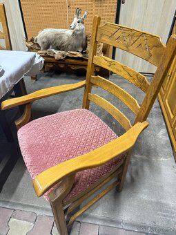 Rozkládací stůl + 6 židlí - 2