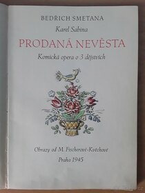 Kniha PRODANÁ NEVĚSTA (il. M.Fischerová-Kvěchová) - 2