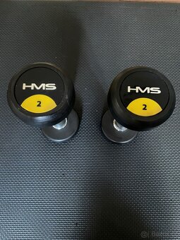 2 ks Jednoruční činka HMS HG Pro 2 Kg - 2