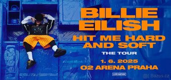 PREDÁM 2x lístok na Billie Eilish, písať MAIL - 2