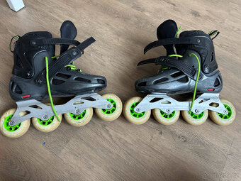 Kolečkové brusle Rollerblade – na díly, ložiska SG9, kolečka - 2