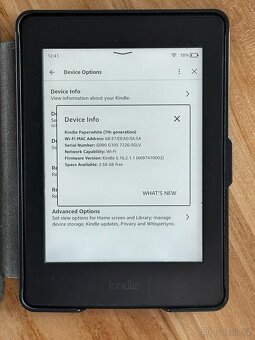 Amazon Kindle Paperwhite 7. gen čtečka knih 4GB + obal 3 - 2