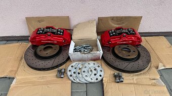 Porsche brzdiče 18z 5x112 6pístek červená - 2