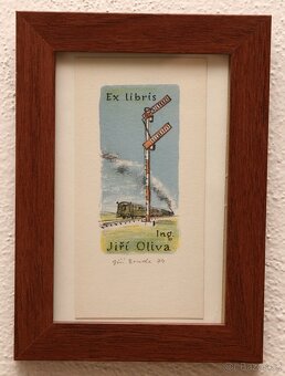Jiří Bouda - Ex libris železnice - 2