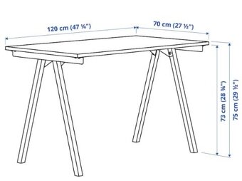 Stůl IKEA Trotten psací stůl - 2