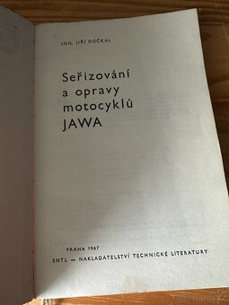 Knižnice Motoristy-seřízení a opravy motocyklů Jawa - 2