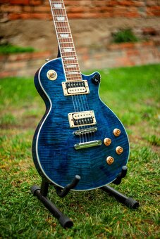 Elektrická kytara les paul modra - 2
