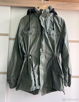 Dámská khaki parka na přechodné období zn. Gate - 2