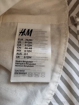 Letní klobouky H&M vel 80 - 2