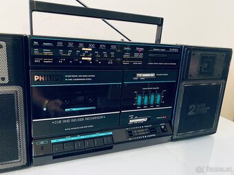 Radiomagnetofon Philips D -8483, rok 1987 - 2