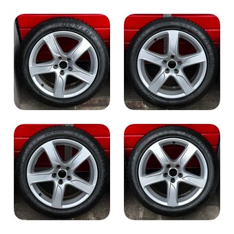 Original ALU kola Audi 18" 8J ET41 + pneu 235/50/R18 - 2