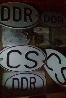 Prodám mpz CS a DDR a H šrouby SPZ - 2