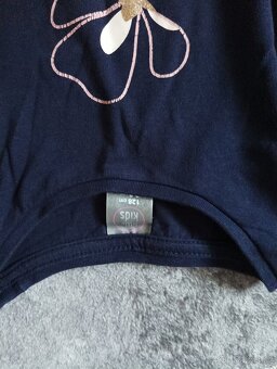 Tričko dlouhý rukáv květinka - 2